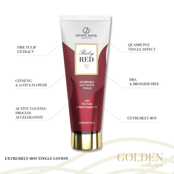 7suns Ruby Red Extremely Hot White Tingle - Image 4